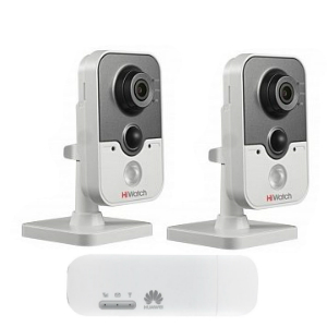 Комплект IP видеонаблюдения 2 indoor